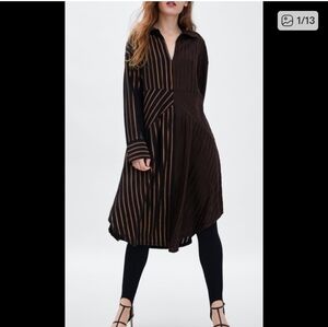 Zara NWTs Trafaluc Midi Dress